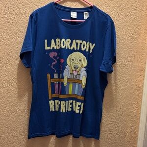 Port and Company Navy 'Laboratory Retriever' Graphic Tee